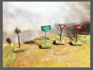 traffic signs 3D Print Model