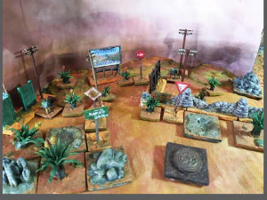 pacchetto 1-1 scatter - zona desolata 1 Modello di stampa 3D