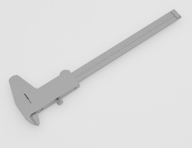caliper Model 3D .c4d .max .obj .3ds .fbx .stl .blend 