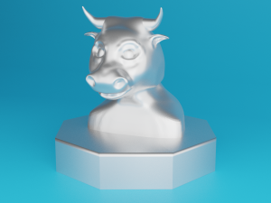 bull 3D 打印模型