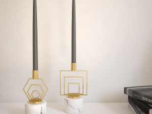 candle holders 3D Model