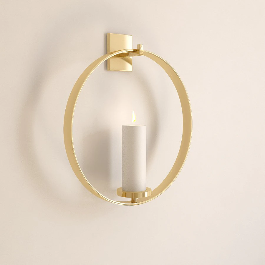 tempat lilin Model 3D .c4d .max .obj .3ds .fbx .stl .blend 