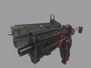 iki lowpoly f&uuml;t&uuml;ristik 3D Model