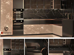 रसोईघर 3D मॉडल