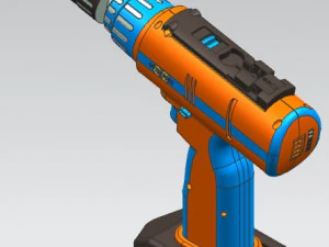 Cordless drill 3D Model