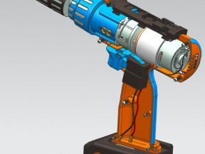 Cordless drill 3D मॉडल