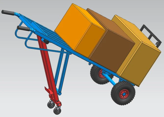 Handle truck for workshop trolley 3D Model .c4d .max .obj .3ds .fbx .stl .blend 