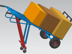 Handle truck for workshop trolley 3D Model