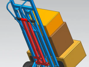 Handle truck for workshop trolley 3D Model