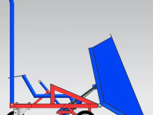 Hydraulic wheelbarrow for workshop 3D Model