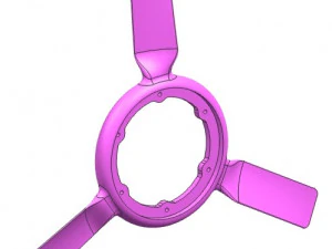 Fan Blade 3D Model