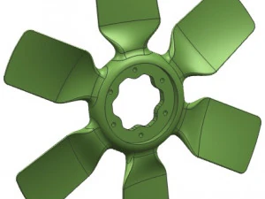 Fan Blade 3D Model
