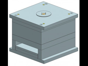 2-Plate Plastic Injection Molding Equipment 3D Model