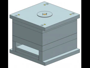 2-Plate Plastic Injection Molding Equipment 3D Model