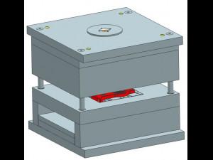 2-Plate Plastic Injection Molding Equipment 3D Model