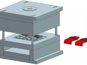 2-Plate Plastic Injection Molding Equipment 3D Model