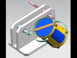 HAND OPERATED TUMBLER MIXER 3D CAD MODEL 3D 모델