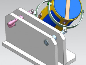 HAND OPERATED TUMBLER MIXER 3D CAD MODEL 3D 모델