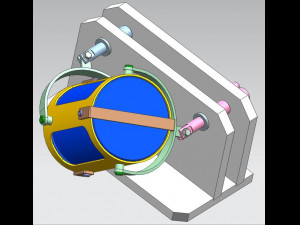 HAND OPERATED TUMBLER MIXER 3D CAD MODEL 3D 모델
