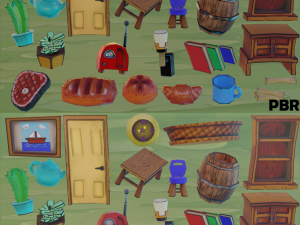 assets videogames props 3D 模型
