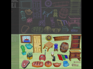 assets videogames props 3D 模型