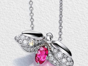 aquamarine firefly pendant 3D Baskı Modeli