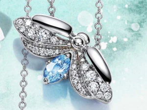 aquamarine firefly pendant 3D Print Model