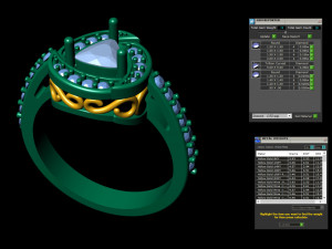 trillian filigree scroll engagement ring 3D-printmodel