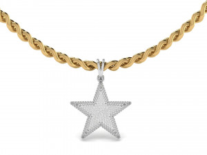 star diamond pendant 3D Print Model