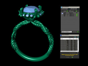 spiral knot engagement ring 3D Baskı Modeli