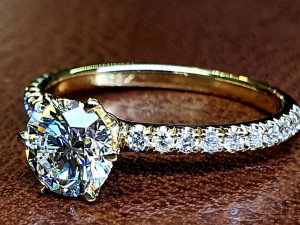 solitare engagement ring 3D Print Model