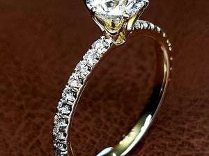 solitare engagement ring 3D Print Model