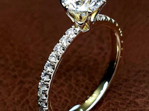 solitare engagement ring 3D Print Model