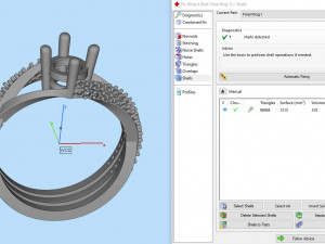 promise band twisted engagement ring 3D Baskı Modeli