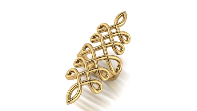 plain gold pattern ring 3D Принт Модель .c4d .max .obj .3ds .fbx .stl .blend