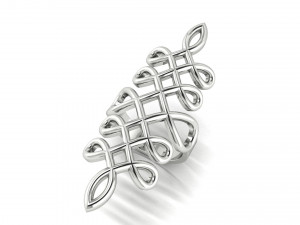 plain gold pattern ring 3D Принт Модель