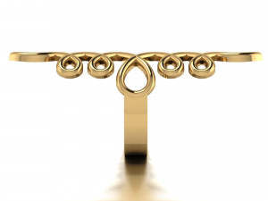 plain gold pattern ring 3D Принт Модель