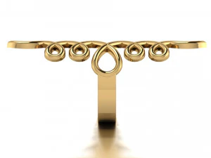 plain gold pattern ring 3D Print Model