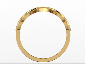 plain gold pattern ring 3D Принт Модель