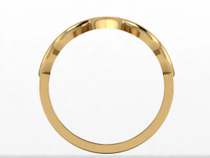plain gold pattern ring 3D Print Model