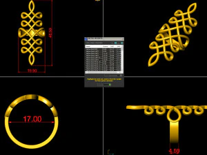 plain gold pattern ring 3D Print Model