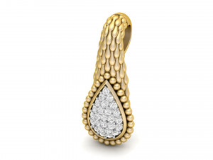 pear snake textured pendant 3D Принт Модель