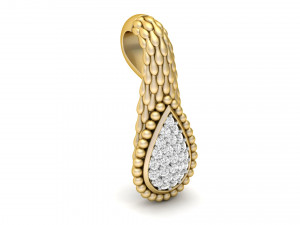 pear snake textured pendant 3D Принт Модель