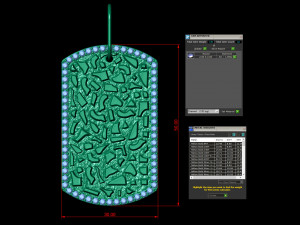 nugget tag pendant Modèles 3D en vedette