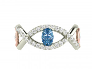 infinity love promise band ring 3D Print Model
