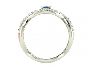 infinity love promise band ring 3D Print Model