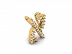 herbew small letter pendant Modelo de Impressão 3D