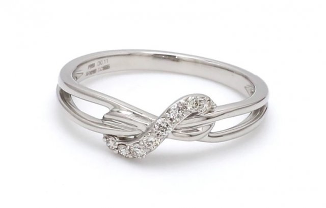 engagement infinity diamond ring 3D printmodel .c4d .max .obj .3ds .fbx .stl .blend 