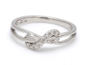 engagement infinity diamond ring Modèles 3D en vedette