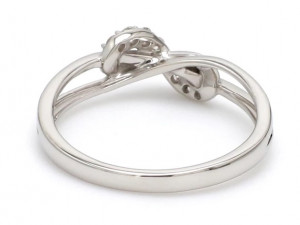 engagement infinity diamond ring 3D printmodel